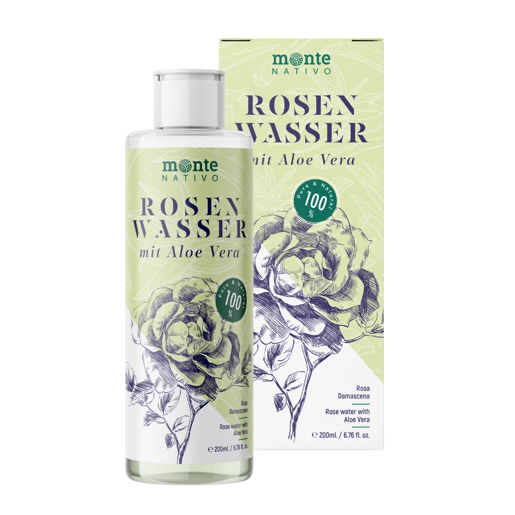 Rosenwasser mit Aloe Vera (200 ml)