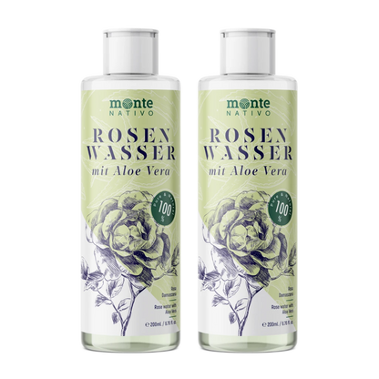 Rosenwasser mit Aloe Vera (200 ml)