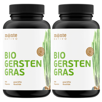 Bio Gerstengras Kapseln - 240 Kapseln