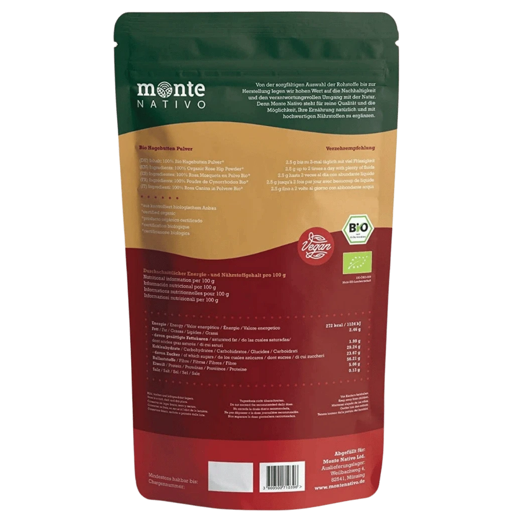 Bio Hagebuttenpulver (1000g)