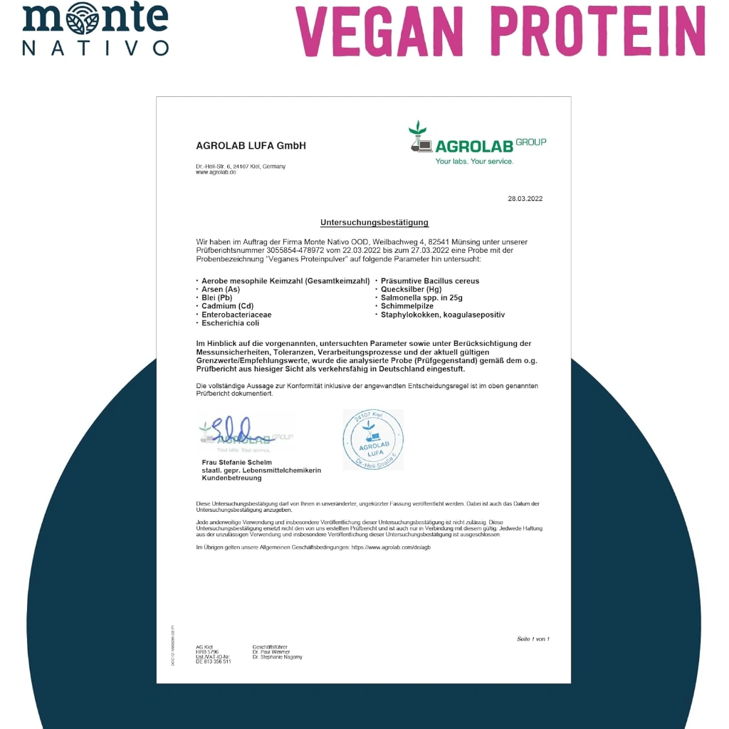 Veganes Proteinpulver – Süße Vanille (675 g)