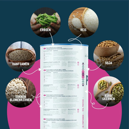 Veganes Proteinpulver – Süße Vanille (675 g)