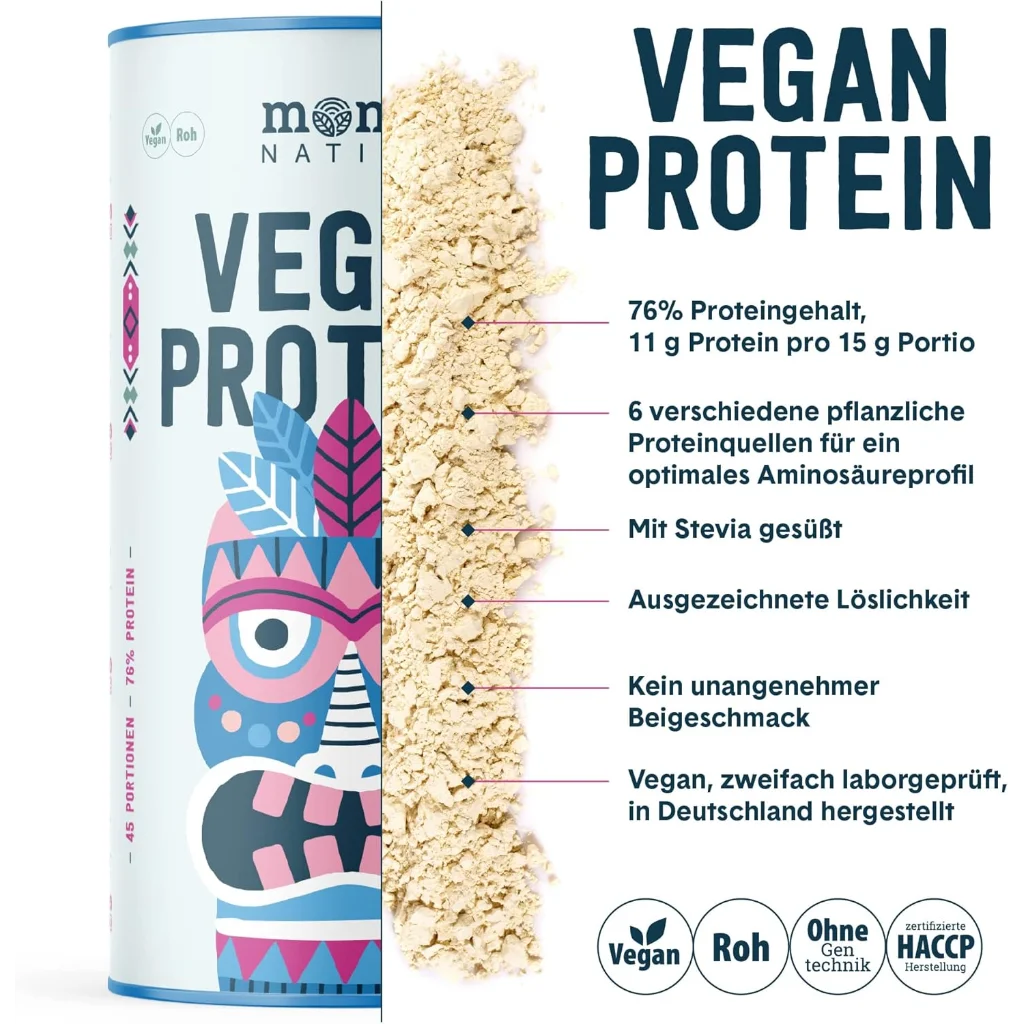 Veganes Proteinpulver – Süße Vanille (675 g)