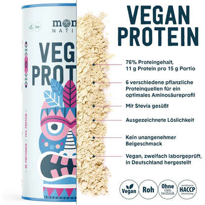 Veganes Proteinpulver – Süße Vanille (675 g)