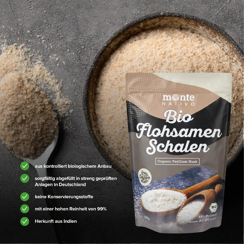 Bio Flohsamenschalen (500g)