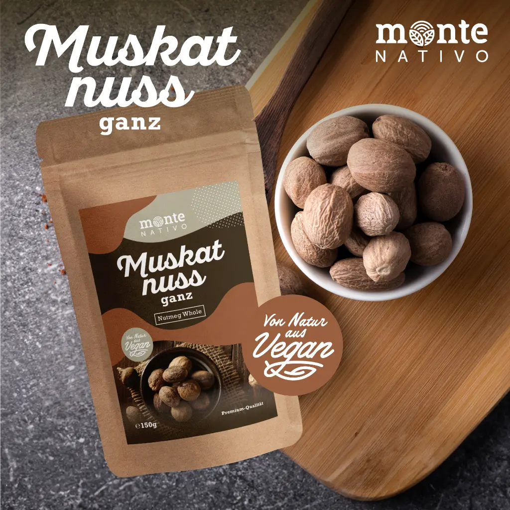 Muskatnuss ganz (150g)